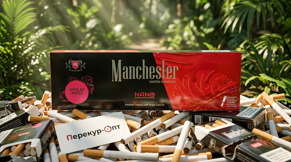 Manchester Nano Wild Red (Манчестер Нано Вайлд Ред, клубника, капсула)