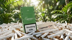 Cigaronne Super Slims Menthol · СИГАРОН СУПЕР СЛИМС МЕНТОЛ — в наличии оптом