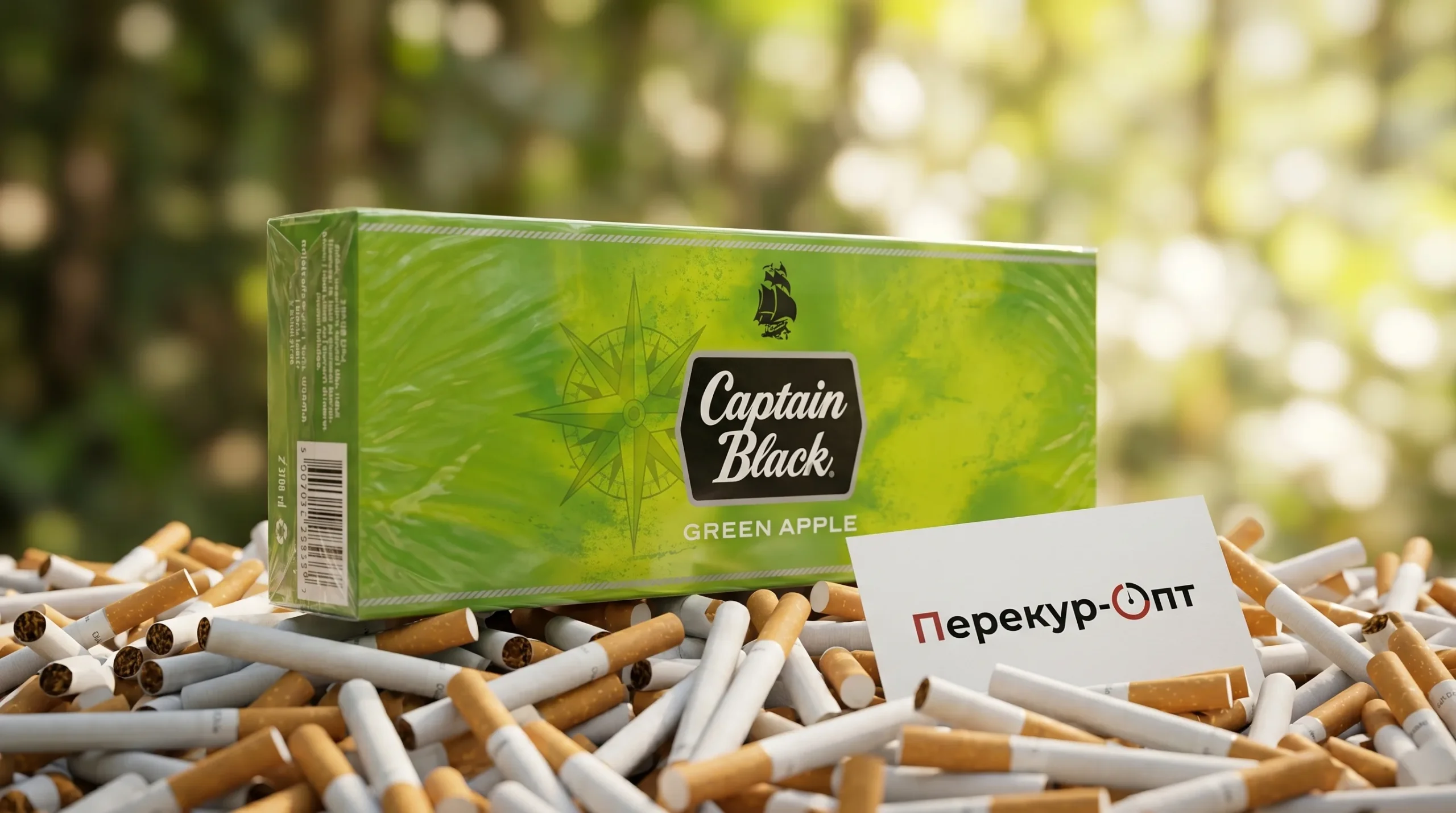 Captain Black Green Apple · КАПИТАН БЛЭК ЗЕЛЁНОЕ ЯБЛОКО — в наличии оптом