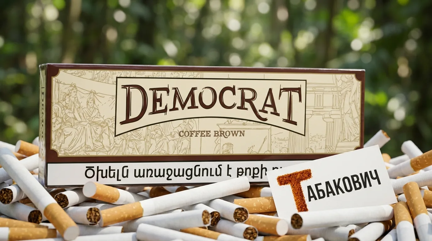 Democrat coffe Brown Nano · Демократ нано кофе шоколад — в наличии оптом