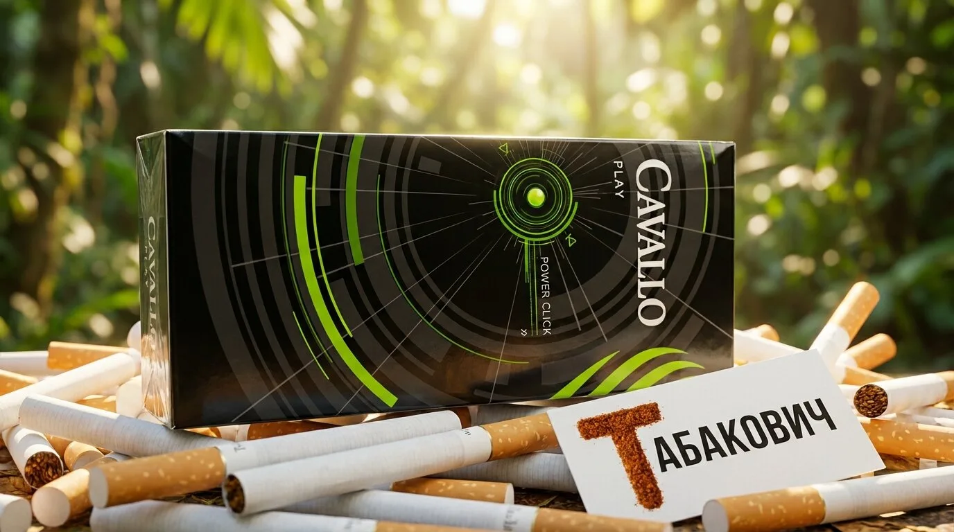 CAVALLO PLAY POWER CLICK · Кавалло Плэй Зеленый с Кнопкой Ментол — в наличии оптом