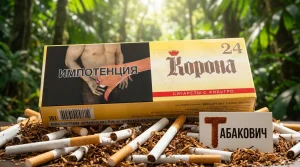 Корона 24 Желтая блок из 8-ми пачек — в наличии оптом